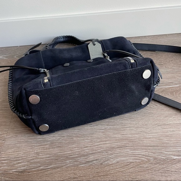 All Saints Fleur de Lis Ew SM genuine leather bag - Picture 14 of 16